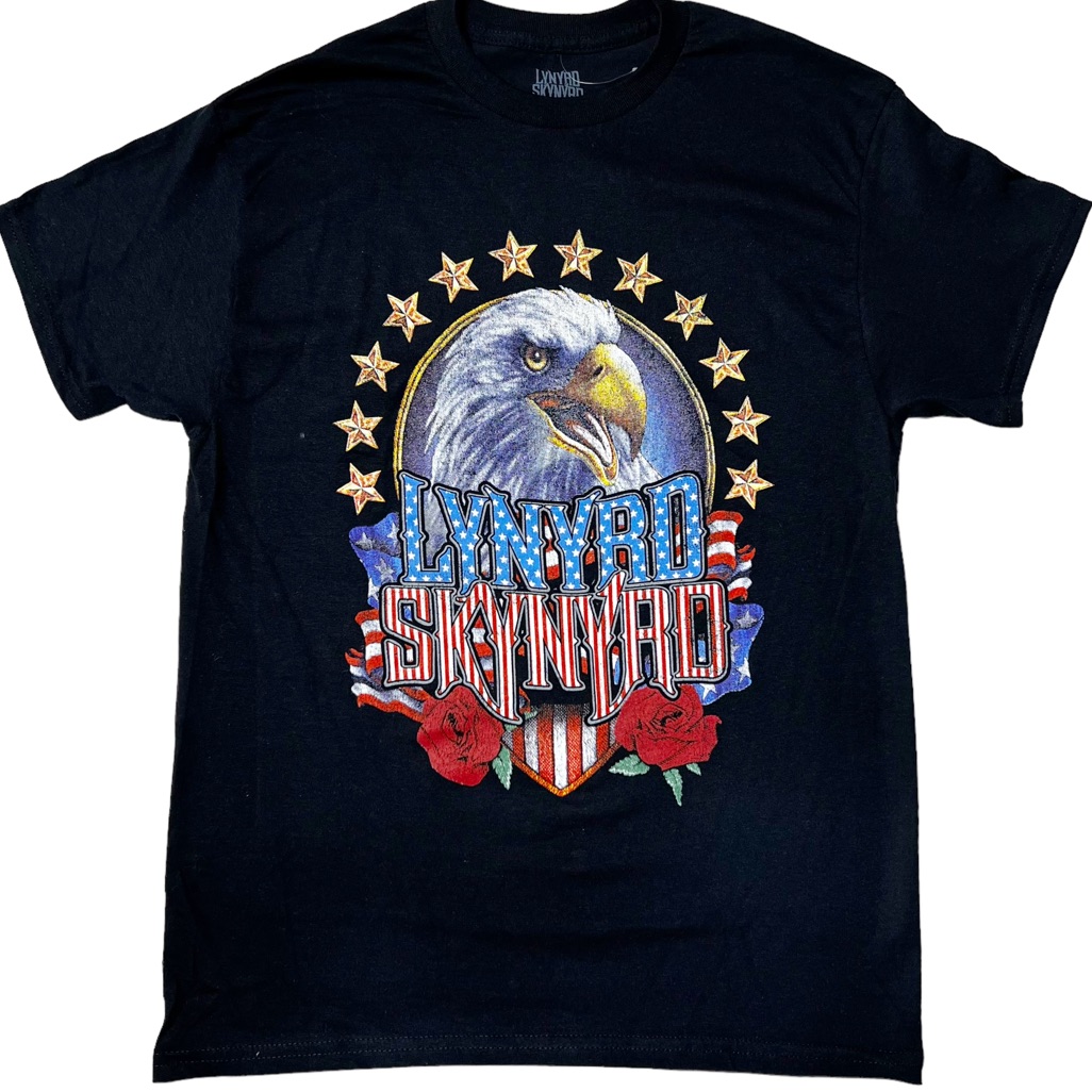 Nwot Lynyrd Skynyrd Eagle Graphic T-Shirt In Black Unisex Sz M